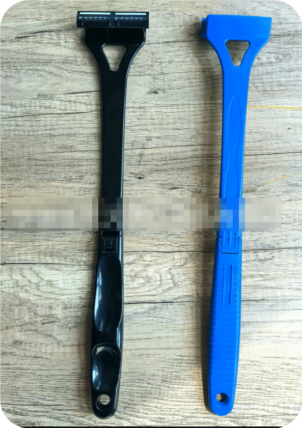 Foldable Three-Blade Back Shaver for Men
