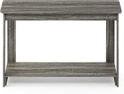French Oak Grey TV Stand 35 Inch Wide For 37 Inch TV