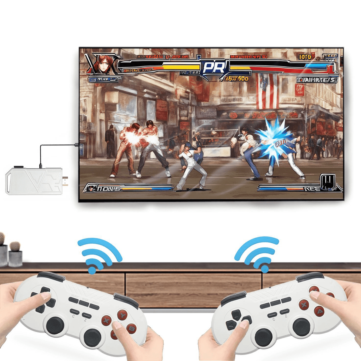 H8 HDMI TV Game Console with Wireless Controllers