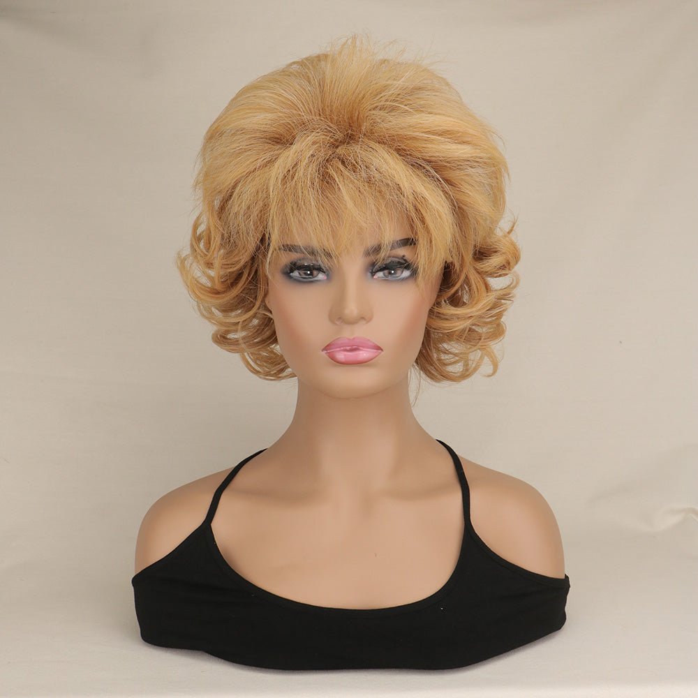 High-Quality Synthetic Short Curly Wig for Everyday Use