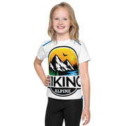 Hiking Alpine Kids crew neck t-shirt