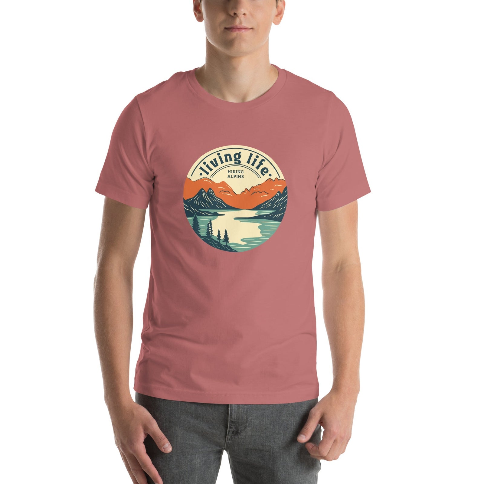 Hiking Alpine Outdoors Unisex t-shirt