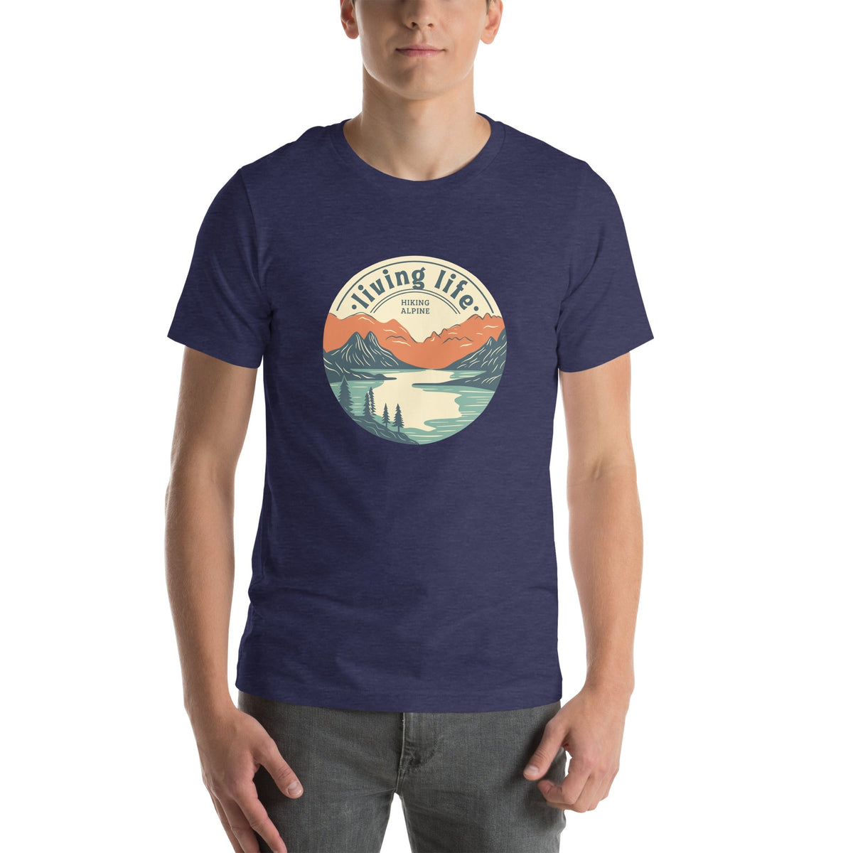 Hiking Alpine Outdoors Unisex t-shirt