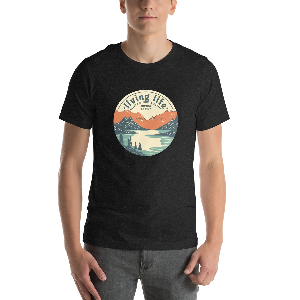Hiking Alpine Outdoors Unisex t-shirt
