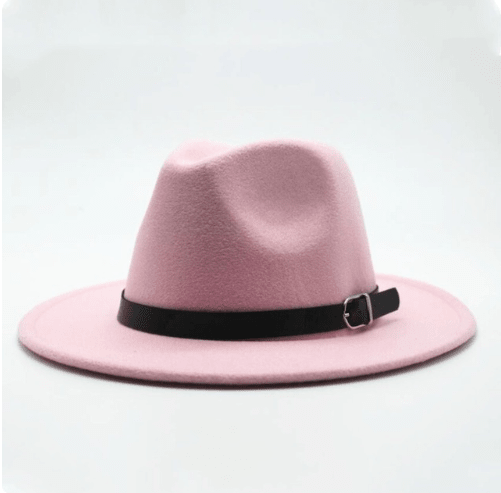 Jazz Hat, Wool Hat, Top Hat, Flat Brim Hat