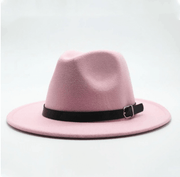 Jazz Hat, Wool Hat, Top Hat, Flat Brim Hat