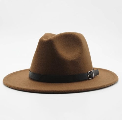 Jazz Hat, Wool Hat, Top Hat, Flat Brim Hat