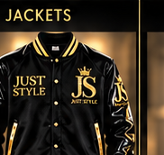 Just Style 2027 Signature Jacket — Black/Gold