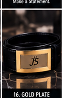 Just Style Gold Plate JS Belt