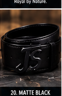 Just Style Matte Black JS Belt