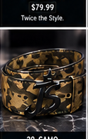 Just Style Camo JS Belt