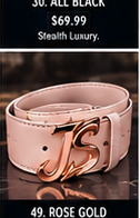 Just Style Rose Gold JS Belt