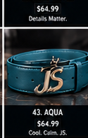 Just Style Aqua JS Belt