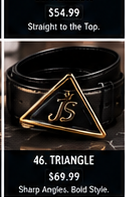 Just Style Triangle JS Belt