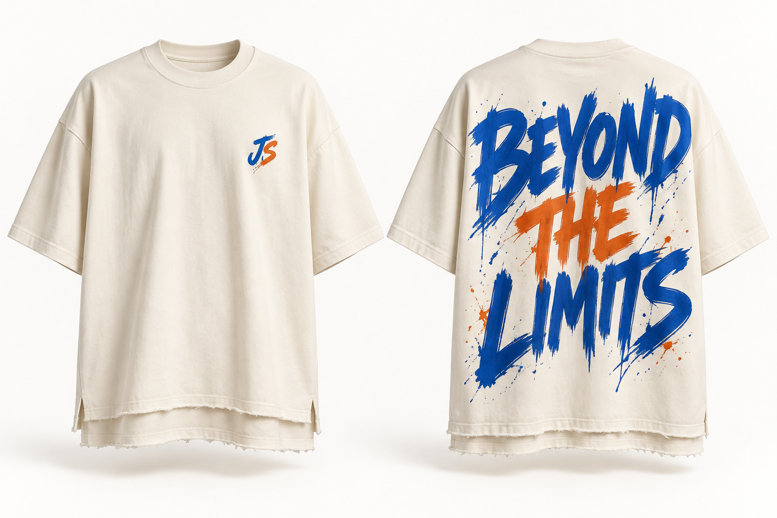 Just Style Beyond Brush Oversized Tee