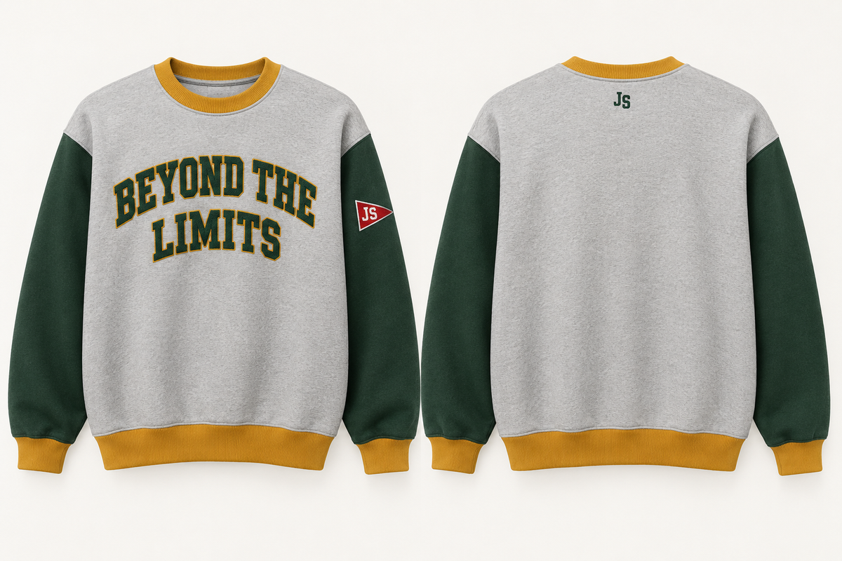 Just Style Beyond Collegiate Crewneck