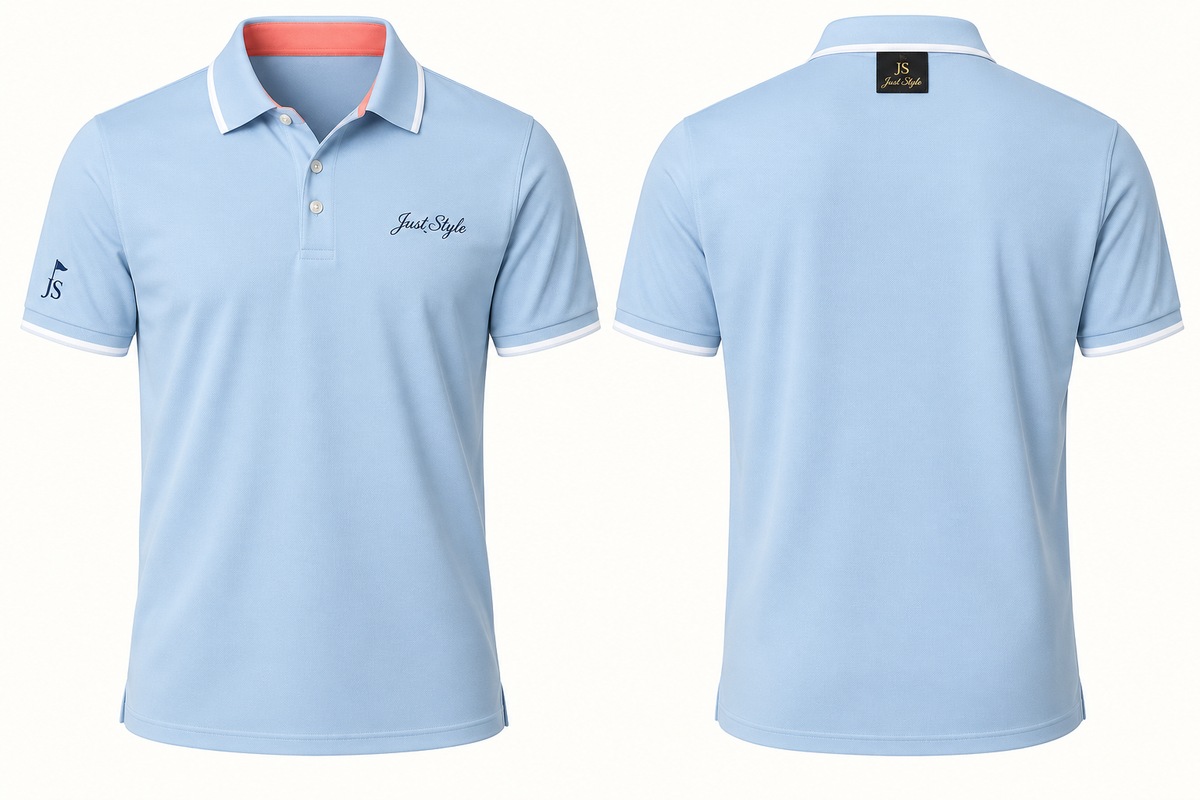 Just Style Cursive Performance Golf Polo