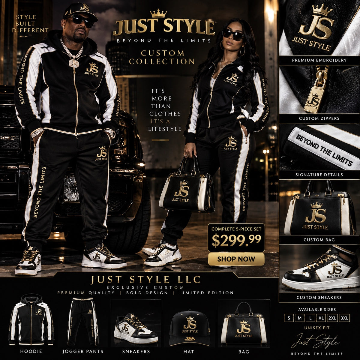 Just Style Custom Crown Signature Hat
