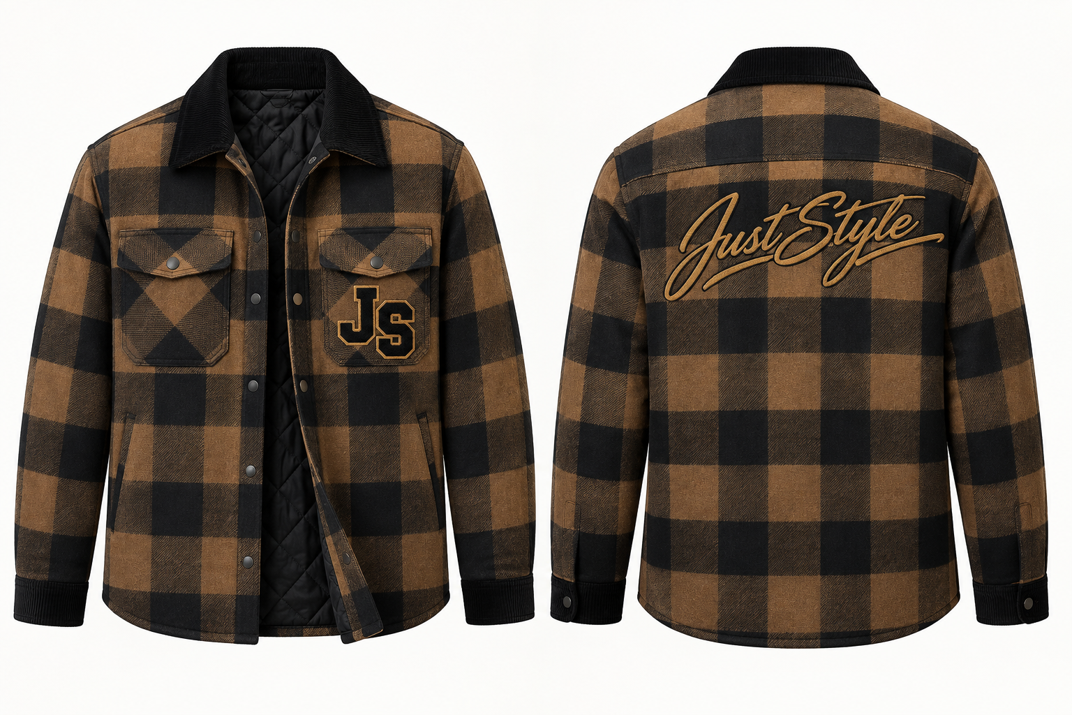 Just Style Fall Signature Plaid Overshirt