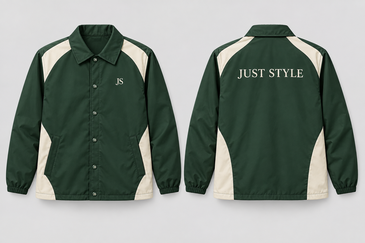 Just Style Official Forest Cream Horizon Coach Jacket