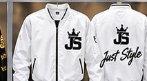 Just Style Bomber Jacket White Black