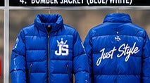 Just Style Puffer Jacket Blue