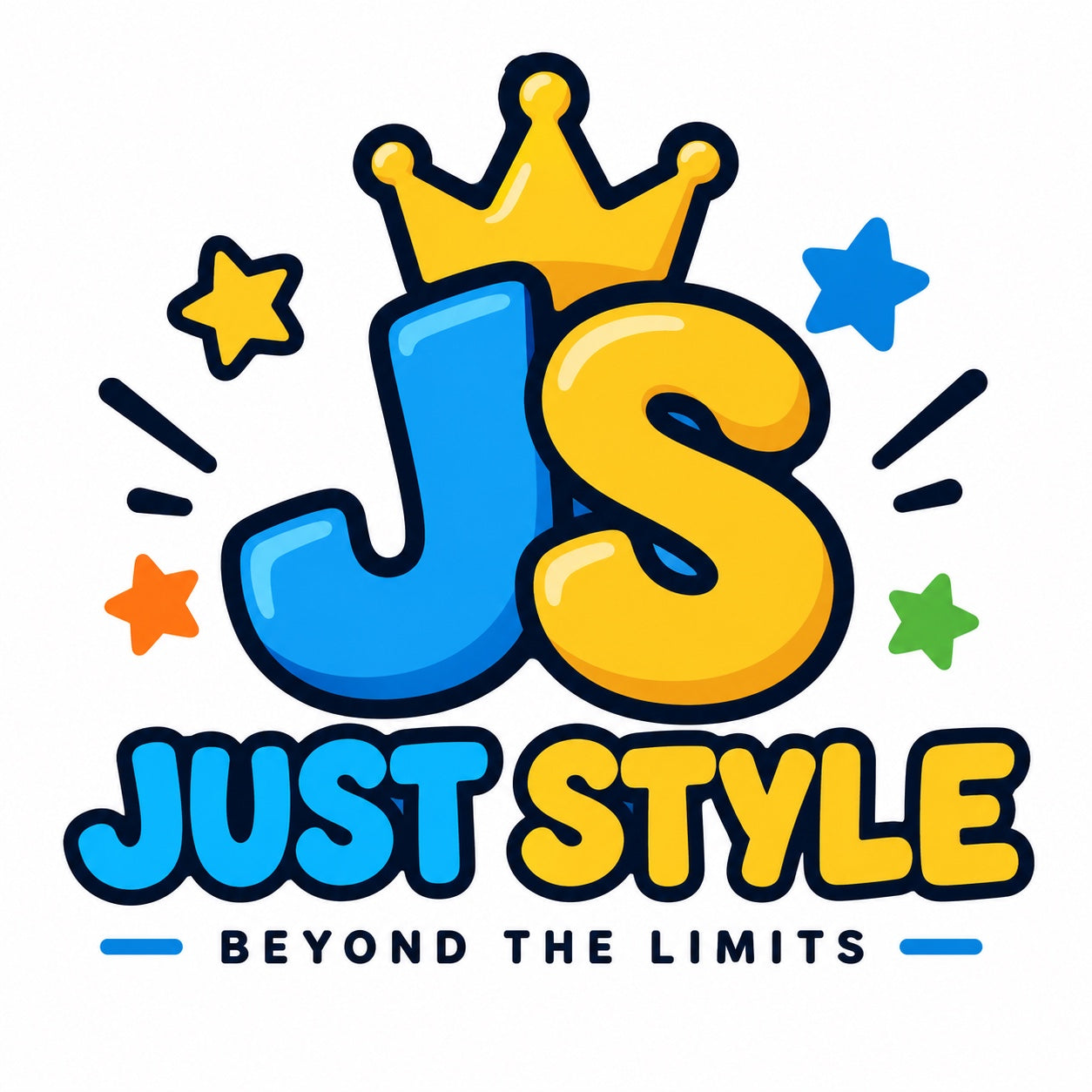 Just Style Adult JS Crown White Baggy Tee