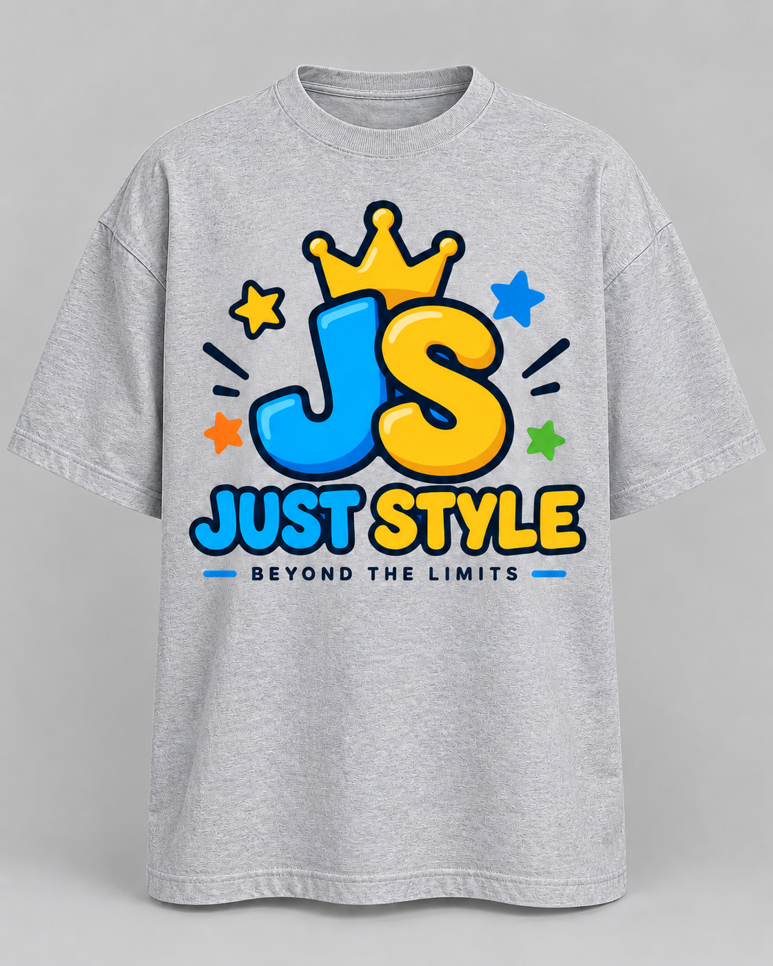 Just Style Kids JS Crown Tee — Gray