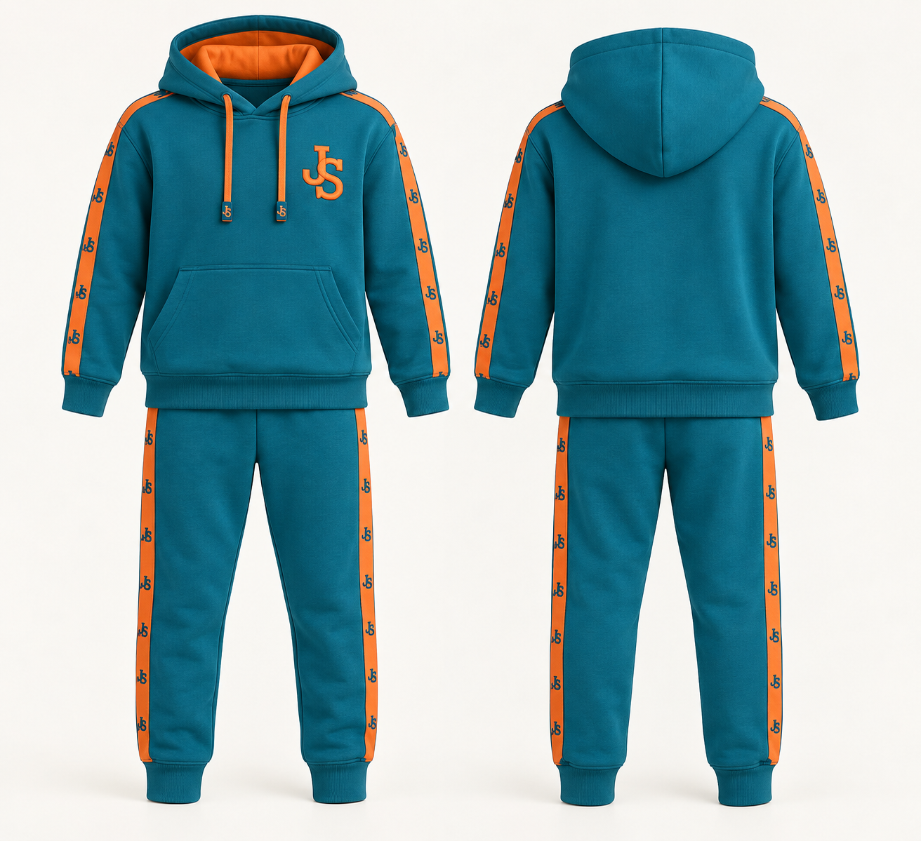 Just Style Kids Skyline Hoodie Jogger Set