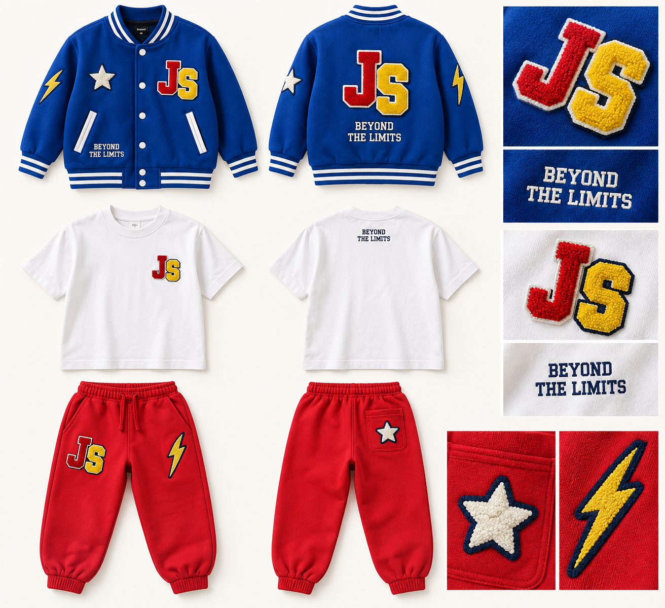 Just Style Kids Limitless Varsity 3-Piece Set