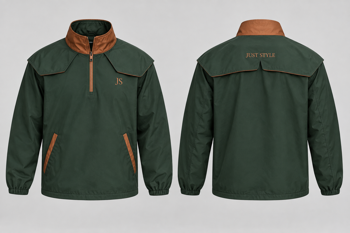 Just Style Official Men’s Forest Copper Split-Cape Anorak