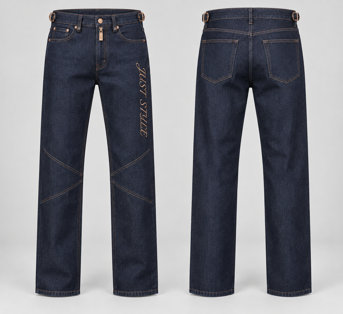 Just Style Official Men’s Indigo Copper Side-Tab Jeans