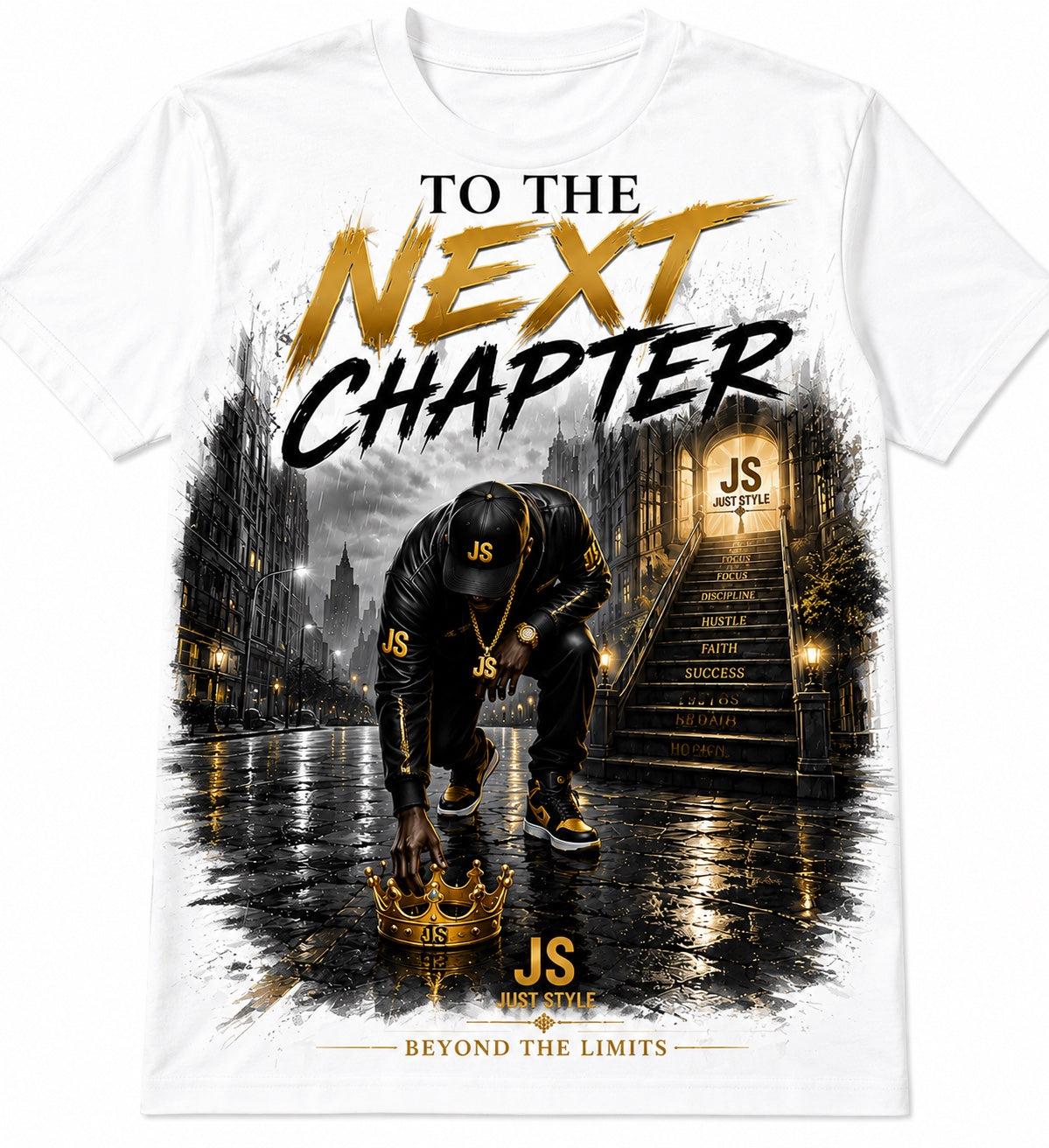 Just Style "To The Next Chapter" Graphic T-Shirt