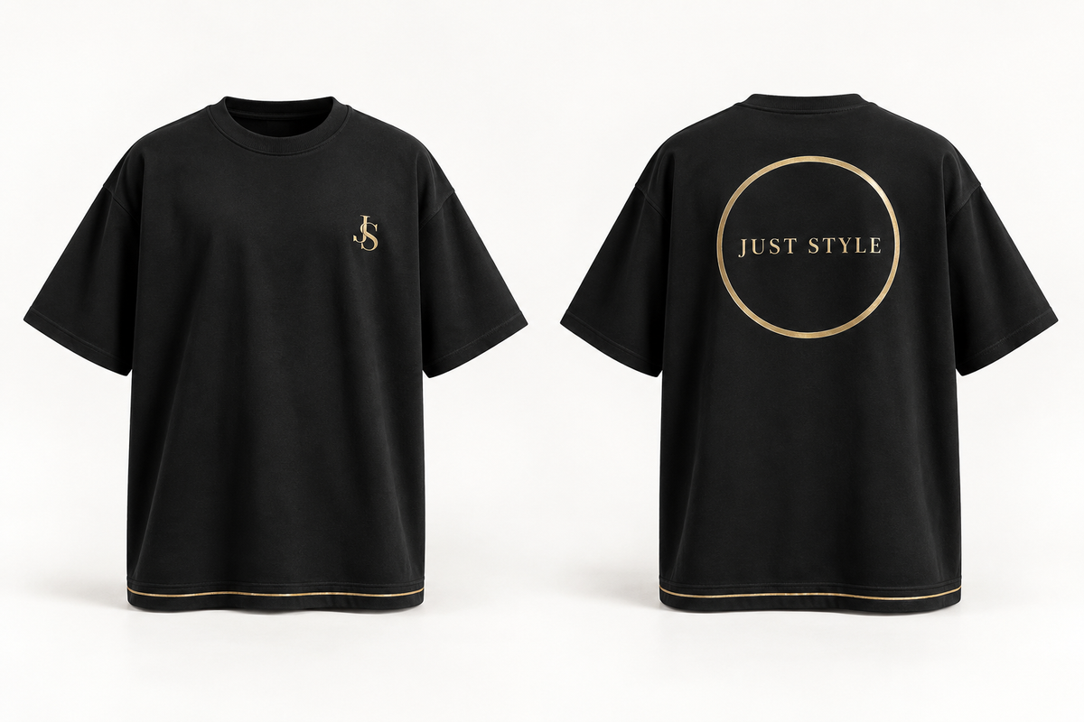Just Style Obsidian Halo Oversized Tee