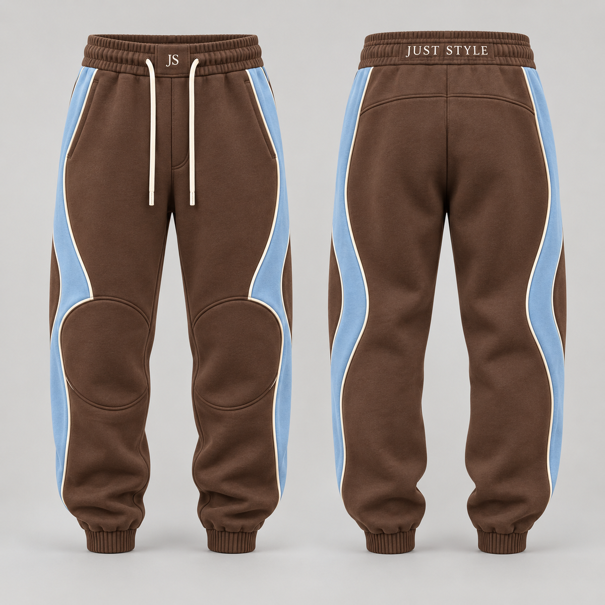 Just Style Official Baby Cocoa Sky Panel Jogger Pants