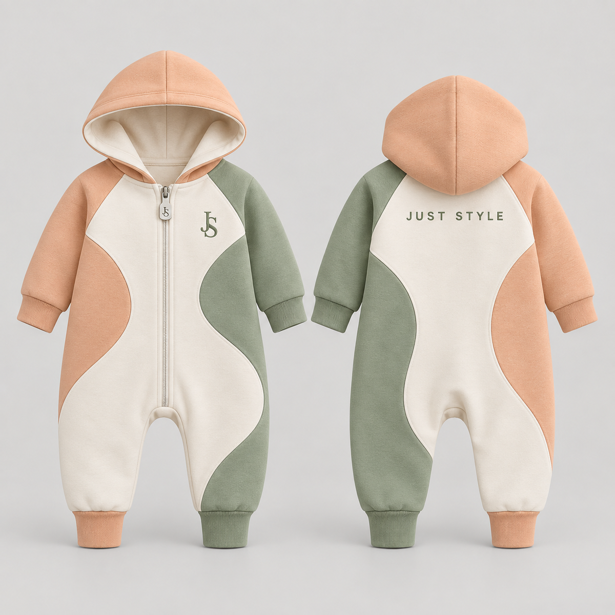 Just Style Official Baby Sunrise Harbor Hooded Jumpsuit