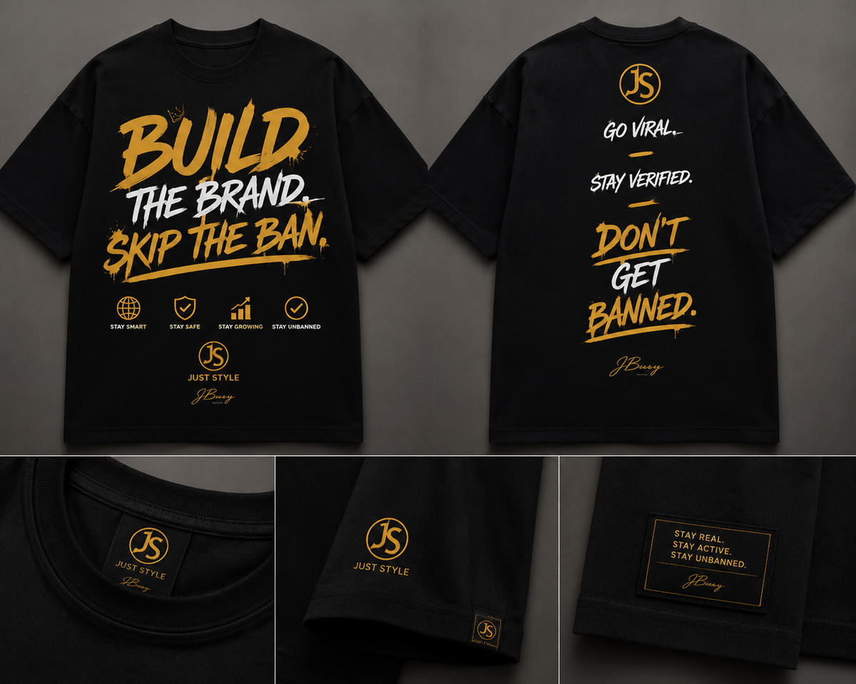 Just Style Official Build The Brand Graphic T-Shirt