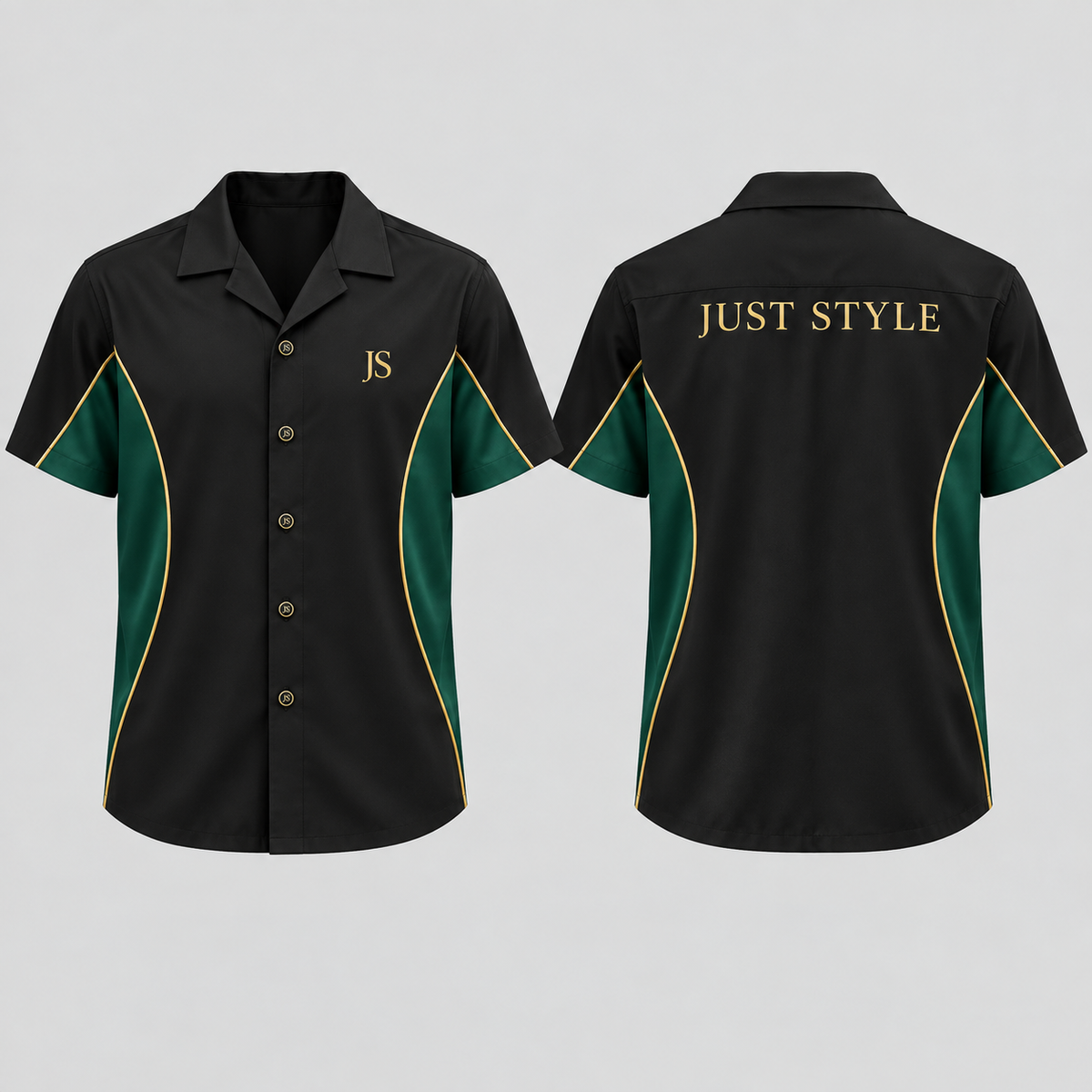 Just Style Official Emerald Nightline JS Button-Up Shirt