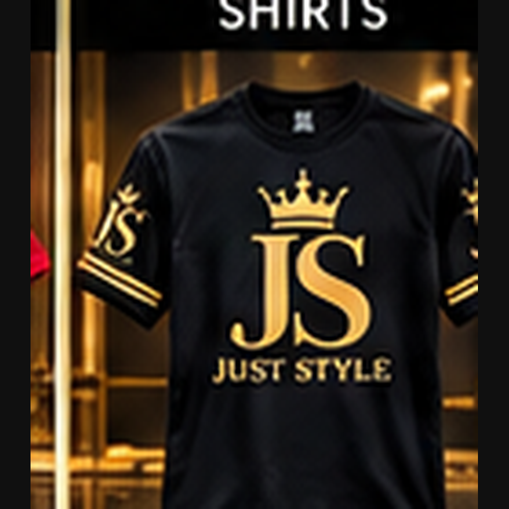 Just Style Official JS Black/Gold Tee