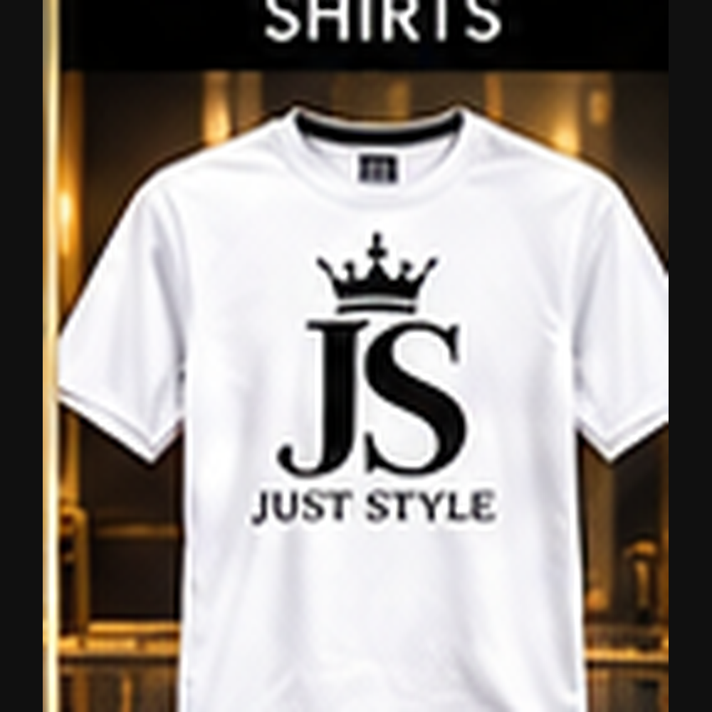 Just Style Official JS Signature Tee — White