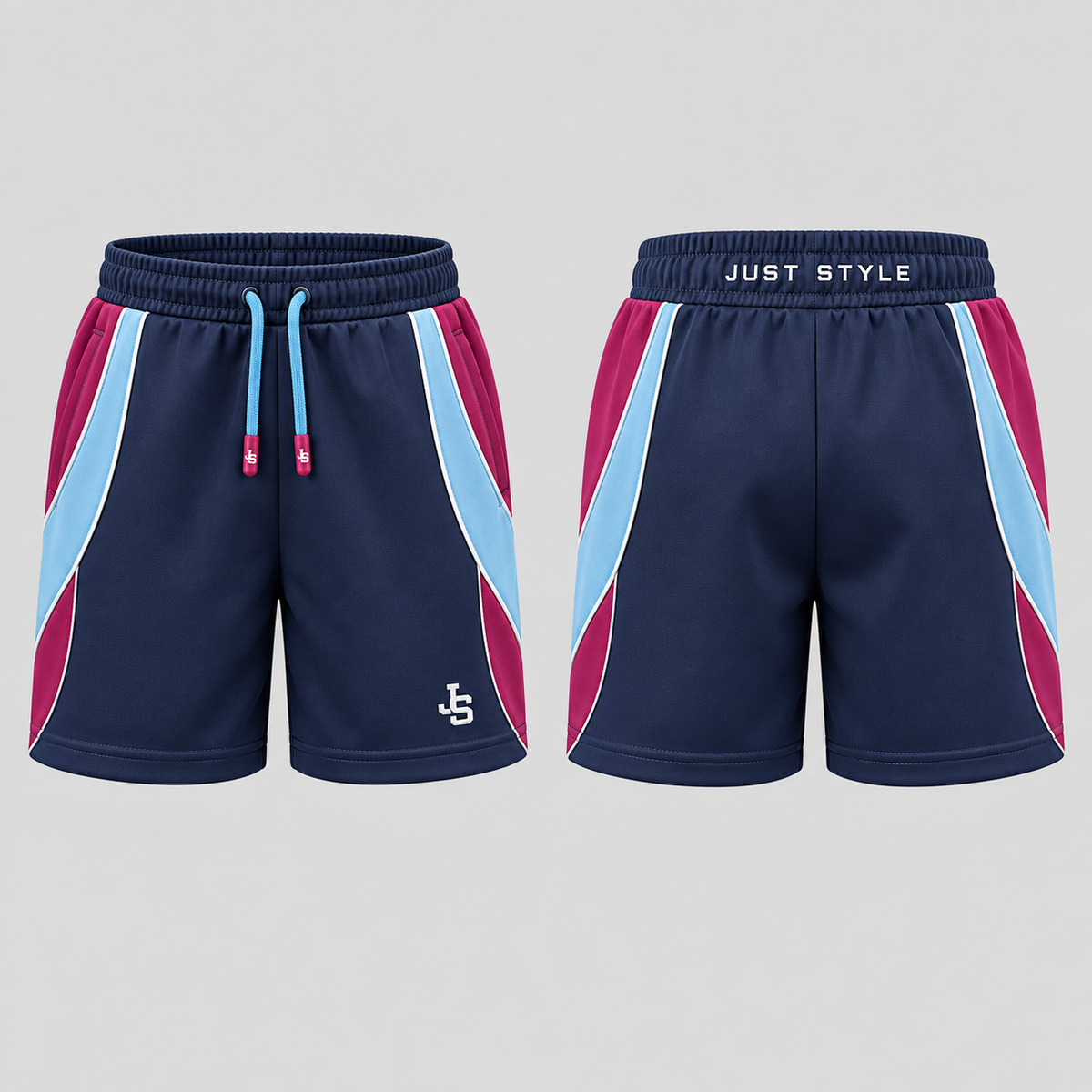 Just Style Official Kids Berry Glacier Track Shorts