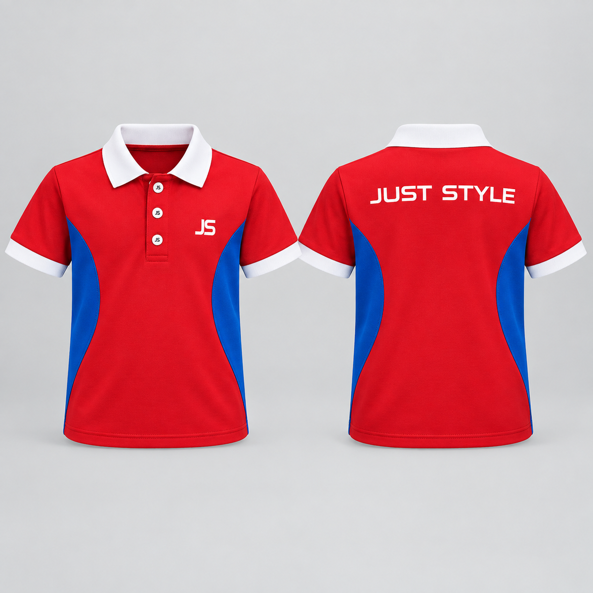 Just Style Official Kids Redline Curve JS Polo Shirt