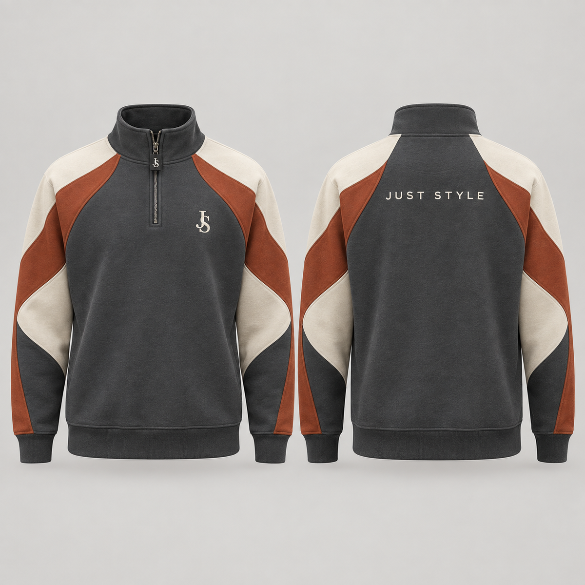 Just Style Official Slate Ember Quarter-Zip Pullover