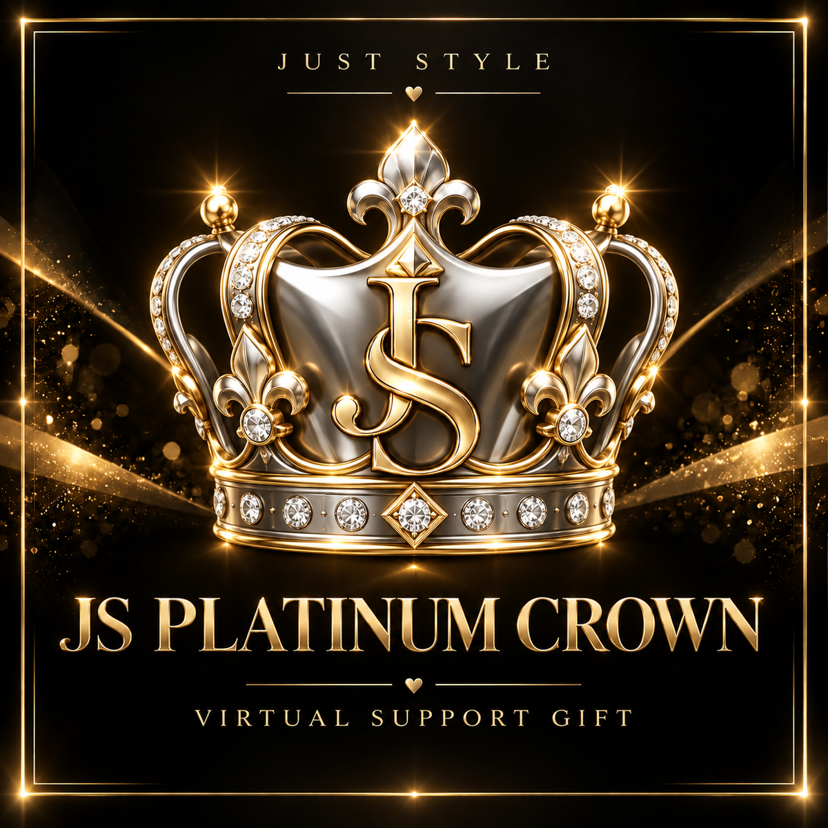 JS Platinum Crown — Virtual Support Gift