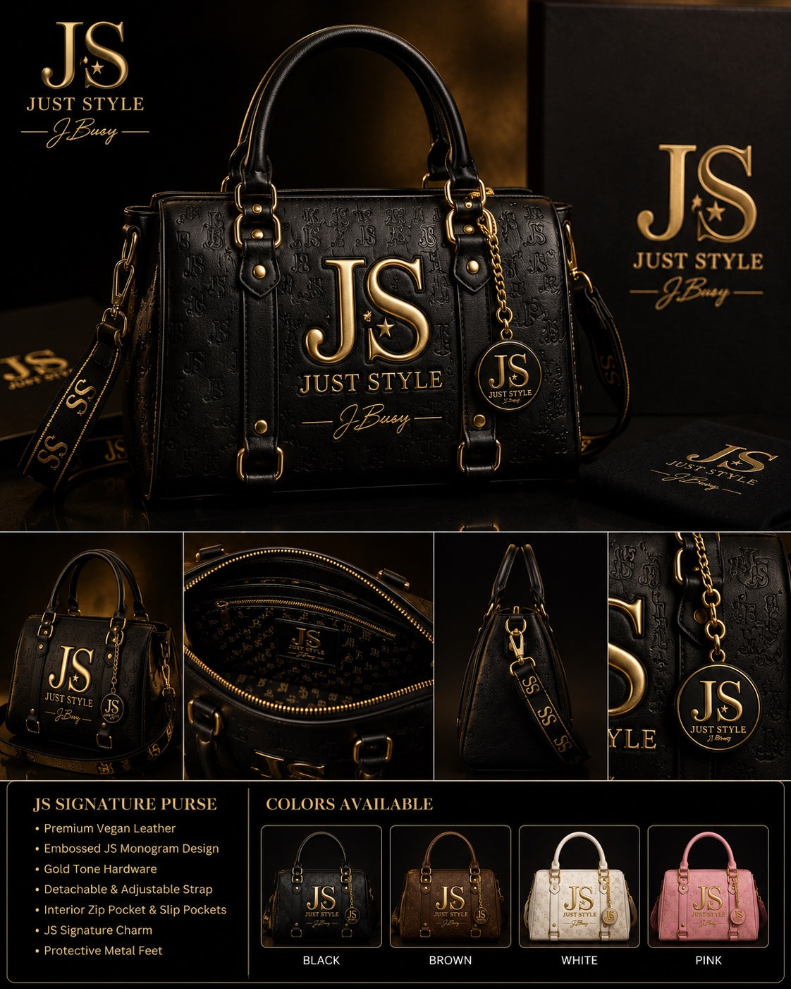 Just Style Signature Purse