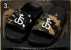 Just Style Classic White Slides