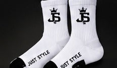 Just Style Classic White Socks