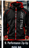 Performance Zip-Up Hoodie