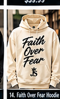 Faith Over Fear Hoodie