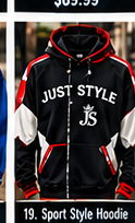 Sport Style Hoodie